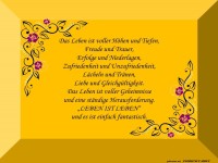 Das Leben ist voller