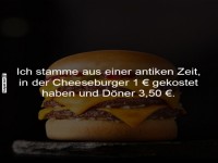Erinnerungen an alte Fast-Food-Preise