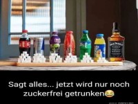 Zuckergehalt in Getr�nken visualisiert
