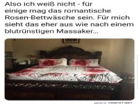 Rosen-Bettw�sche sorgt f�r gemischte Gef�hle