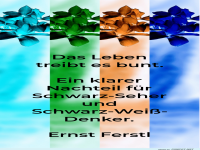 das leben treibt es bunt