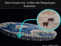 Flache Erde erkl�rt Ziegengeheimnis!