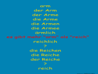 Arm und reich