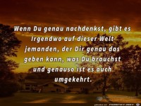 wenn du genau nachdenkst......