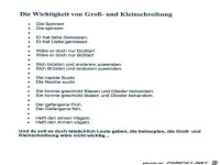 Die Wichtigkeit von Gro-und Kleinschreibung