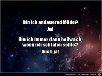 Bin ich andauernd m�de ?