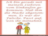 Ich hab ihm die Maske abgenommen