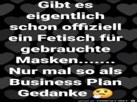 Business Plan f�r gebrauchte Masken