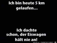 Der Eiswagen f�hrt und f�hrt