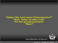 Haben Sie noch einen Friseurtermin?