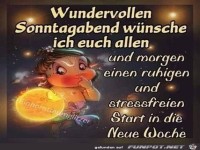 Wundervollen Sonntag wuensch ich euch allen