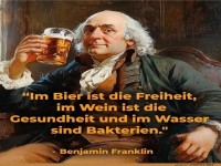 Benjamin Franklin Zitat �ber Freiheit und Gesundheit
