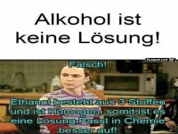 Witz �ber Alkohol und Chemie