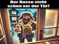 berraschungsbesuch mit Vodka und Gurken