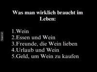 Wein: Die wahren Essentials f�rs Leben!