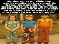 Retro-Modetrume aus Kindertagen