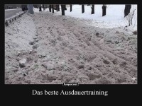 Schneematsch-Challenge: Fitness im Winter!