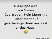 Warum M�nner nie die Grippe verbreiten ?