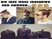 M�nnerdutt oder M�llbeutel-Mode?