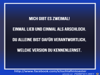 mich gibt es zweimal