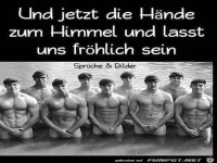 Die H�nde zum Himmel