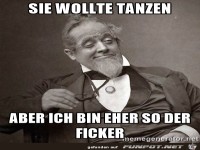 Sie wollte Tanzen
