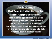 Kaffee macht Aggressiv