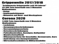 Grippewelle 2017/18 und Corona 2020 im Vergleich