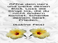 ffne dein Herz und weite deinen Blick
