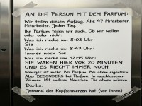 Wenn Parfum den Aufzug �bernimmt