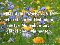 Blumige Gedanken f�r die Woche?