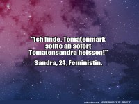 Tomatensandras gro�er Namensvorschlag