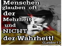 Menschen glauben oft