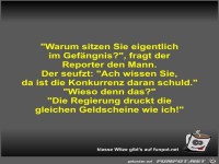 Warum sitzen Sie eigentlich im Gef�ngnis?