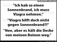 Ich habe so einen Sonnenbrand...