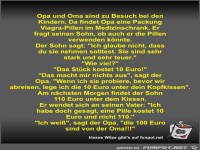 Opa und Oma sind zu Besuch bei den Kindern