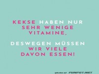 Man muss viele Kekse essen