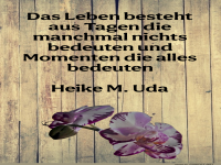 das leben besteht aus tagen