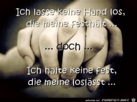 Ich lasse keine Hand los