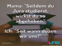 Mama studiert