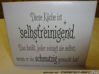 die kueche ist selbstreinigend