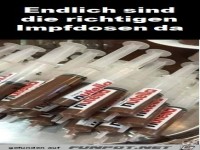 Endlich die richtigen Impfdosen da