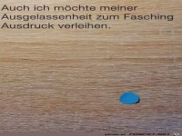 Ziemlich ausgelassen an Fasching