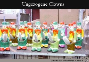fun-Bild: Ungezogene Clowns