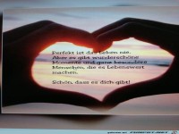 Perfekt ist das Leben nie