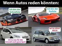 Wenn Autos reden k�nnten - witzige Aussagen