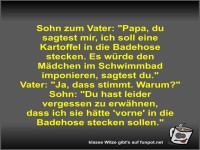 Sohn zum Vater