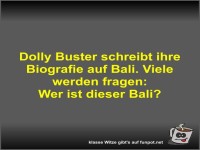 Dolly Buster schreibt ihre Biografie auf Bali