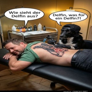 fun-Bild: Wenn der Tattoo-Artist ein Talentierter Vierbeiner ist