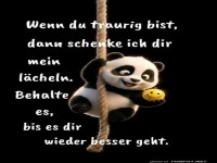Panda-Post: Ein L�cheln gegen Traurigkeit!